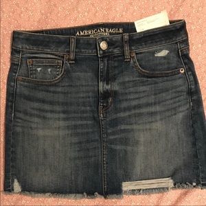American Eagle hi rise mini super stretch skirt